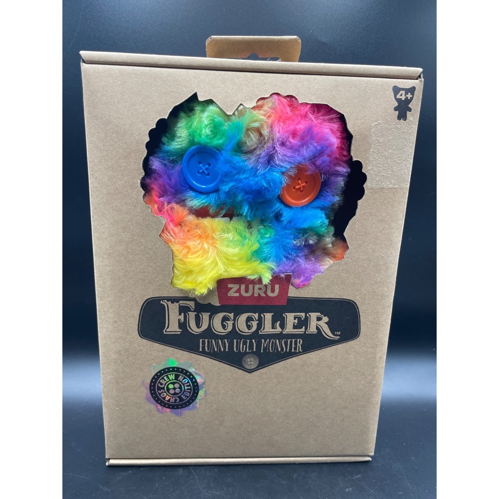 Zuru Fuggler Funny Ugly Monster Crew Edition Chaos Rainbow Plush Toy NIB